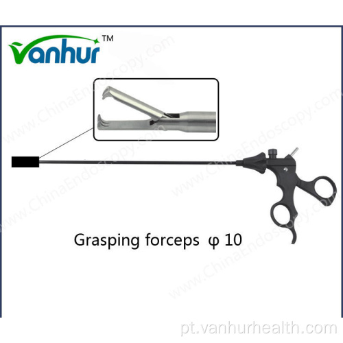 Pinça de apreensão da vesícula biliar laparoscópica 10 mm